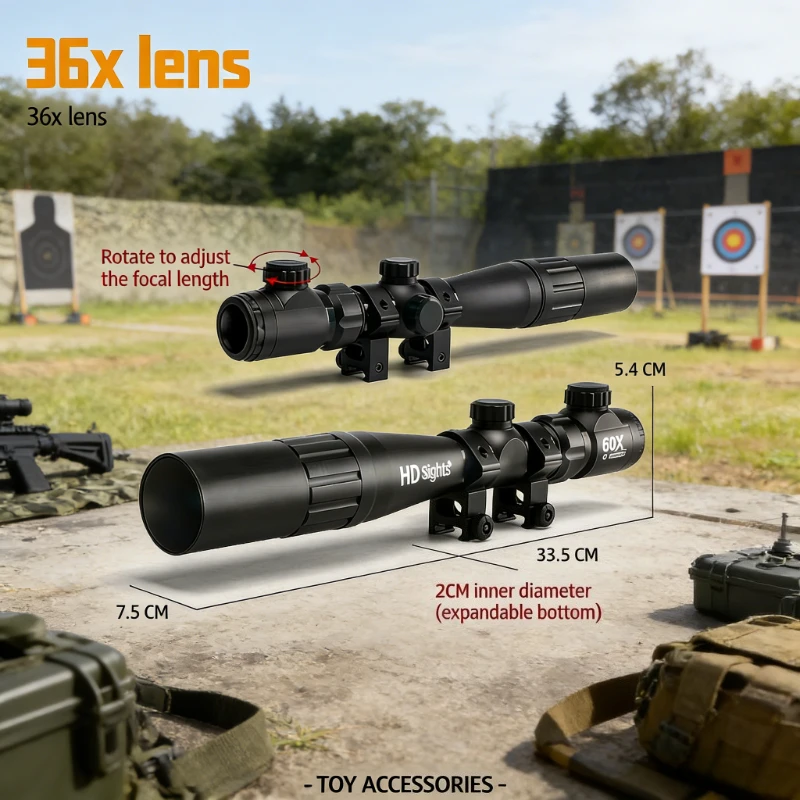 

2026 1/2/3 шт. Мягкий пистолет-ананас с уникальным креплением на 20-мм планку, двойным откидным кронштейном и прицелом, аксессуар для детских игрушек