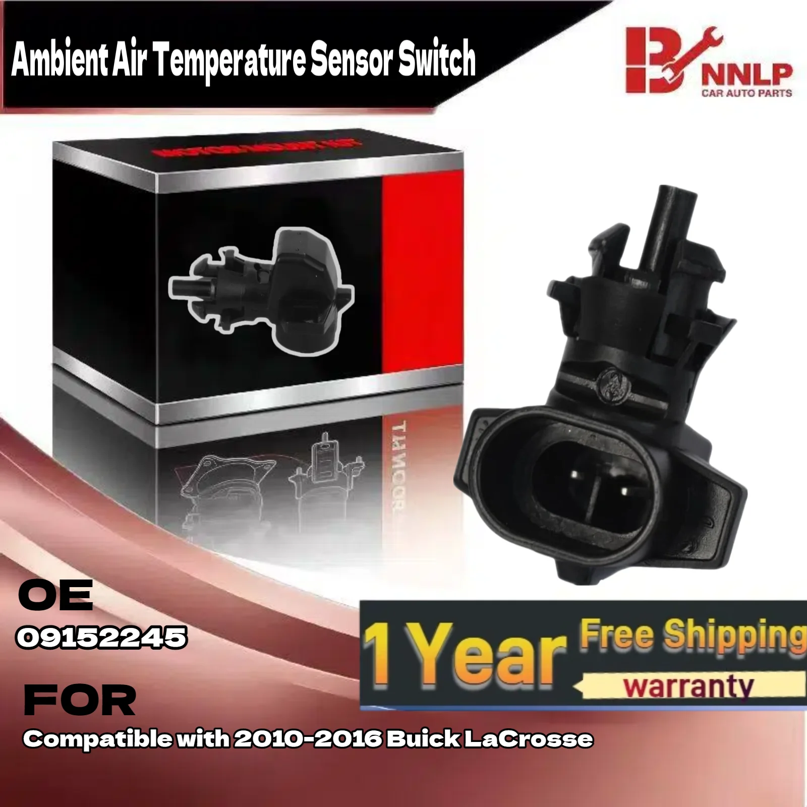 Interruttore sensore temperatura aria ambiente per Chevrolet Cruze Cadillac GMC 9152245 09152245