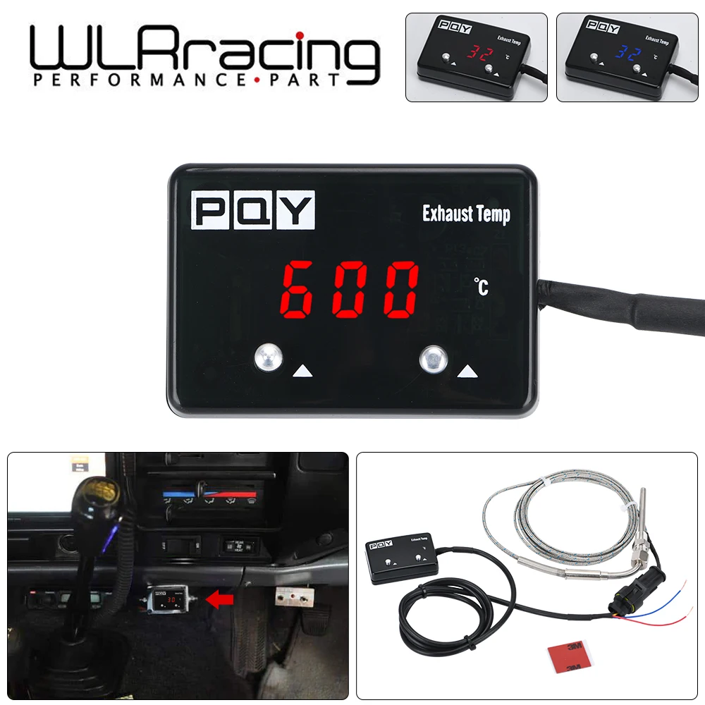 Car Exhaust Temp Gauge Exhaust Gas Meter Digital With Sensor EXT Temperature Meter Turbo for 4WD Hilux Patrol EGT WLR-TAG06-QY