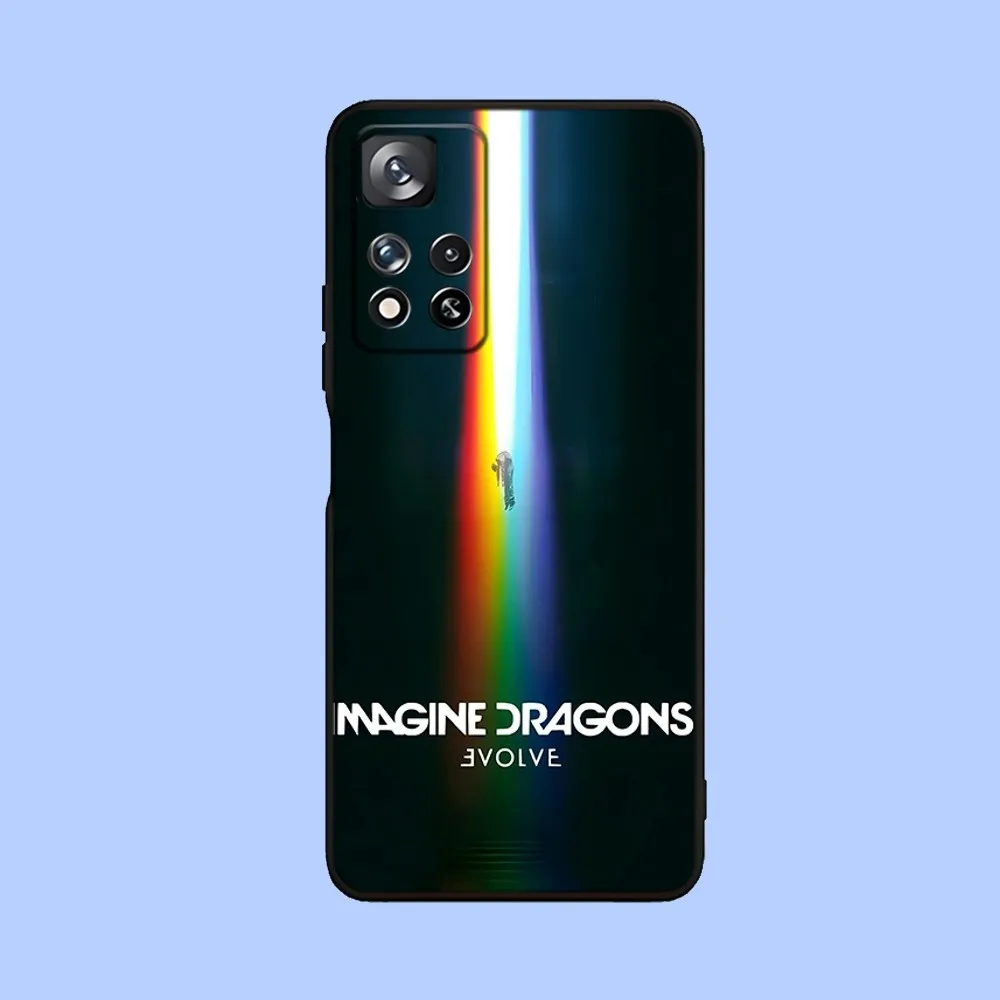 I-Imagine Dragons Eyes Closed Phone Case For Samsung Galaxy A13,A21s,A22,A31,A32,A52,A53,A71,A80,A91 Soft Black Cover