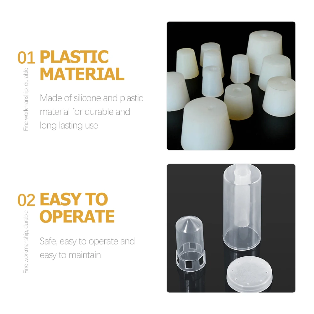 

1 Set Homemade Beer Wine One-Way Silicone Valve For Glass Bottles Brewing Oxidation Prevention Fresh Wine Smooth