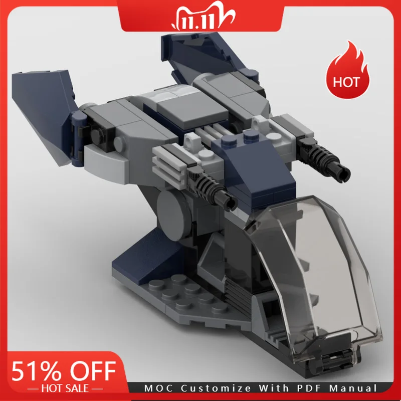 

92 шт. MOC Star Battle Patrol, модель корабля, строительные блоки, кирпичи, сделай сам, креативная сборка, развивающие игрушки для детей и взрослых, подарки на день рождения