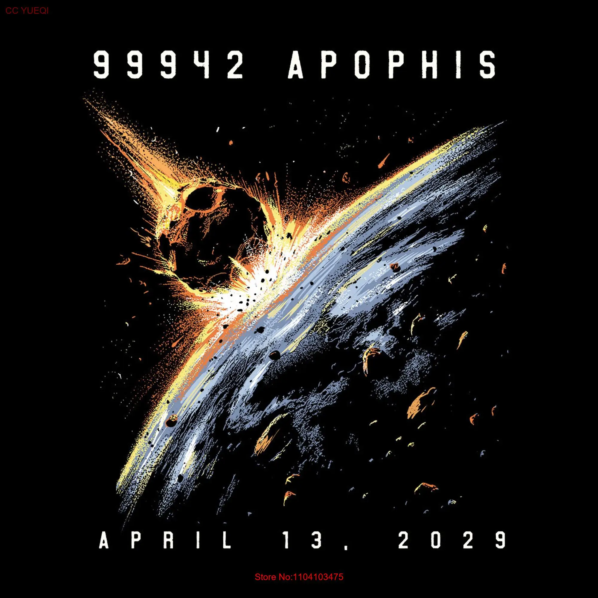 Apophis 2029 T Shirt For Space Lover 99942 Asteroid Funny Astronomy s Science Teacher Astronomer long or short sleeves