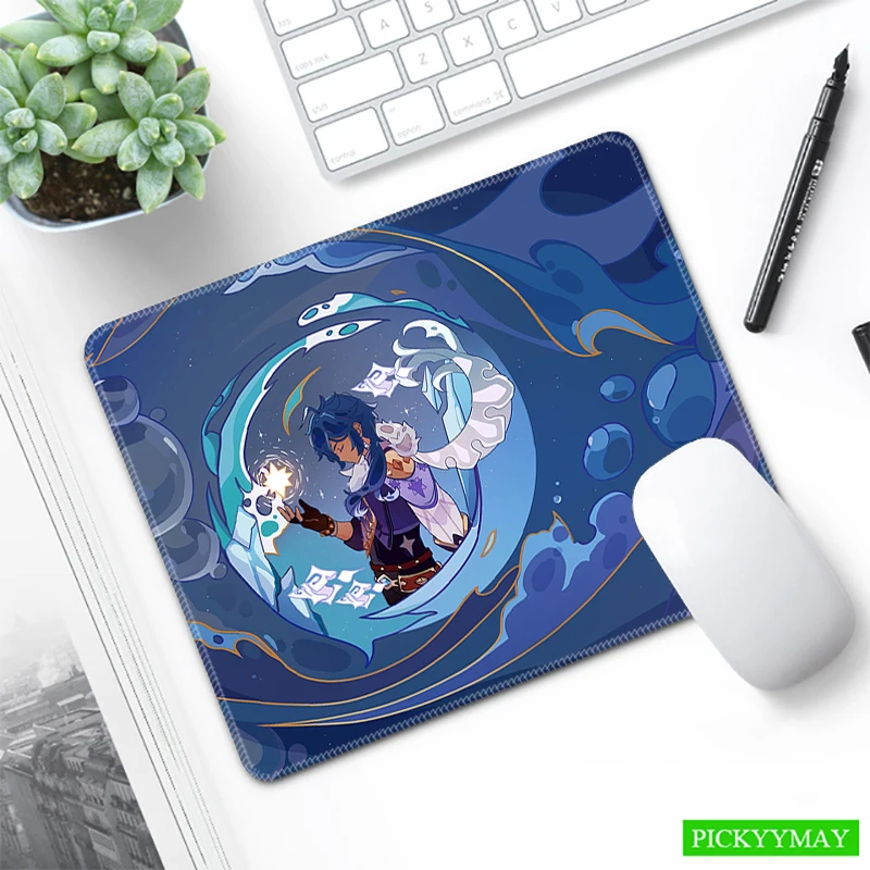 Small Gaming Mousepads Genshin Impact Mouse Pad Hutao Computer Cute Mousepad Anime Mouse Mat Desk Pads Table Mats Deskpad 18x22