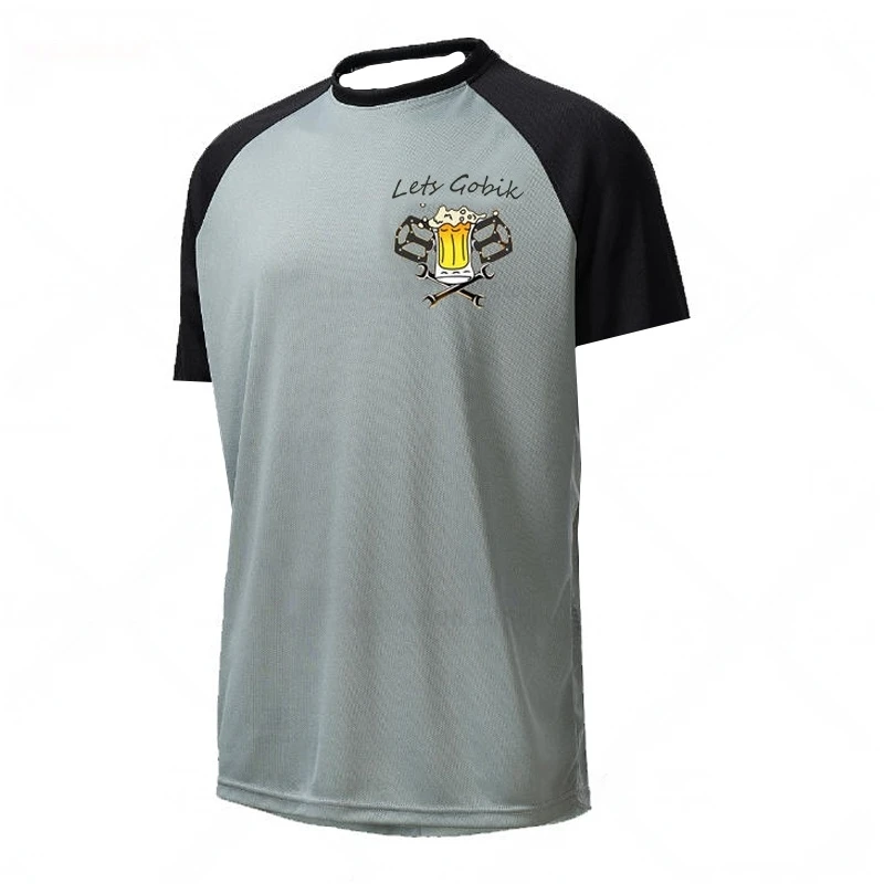 

2025 New Men's Clothing Mountain Bike Motorcycle Bicycle Shirt Men's MTB Men's Clothing Quick Drying Cycling Clothing