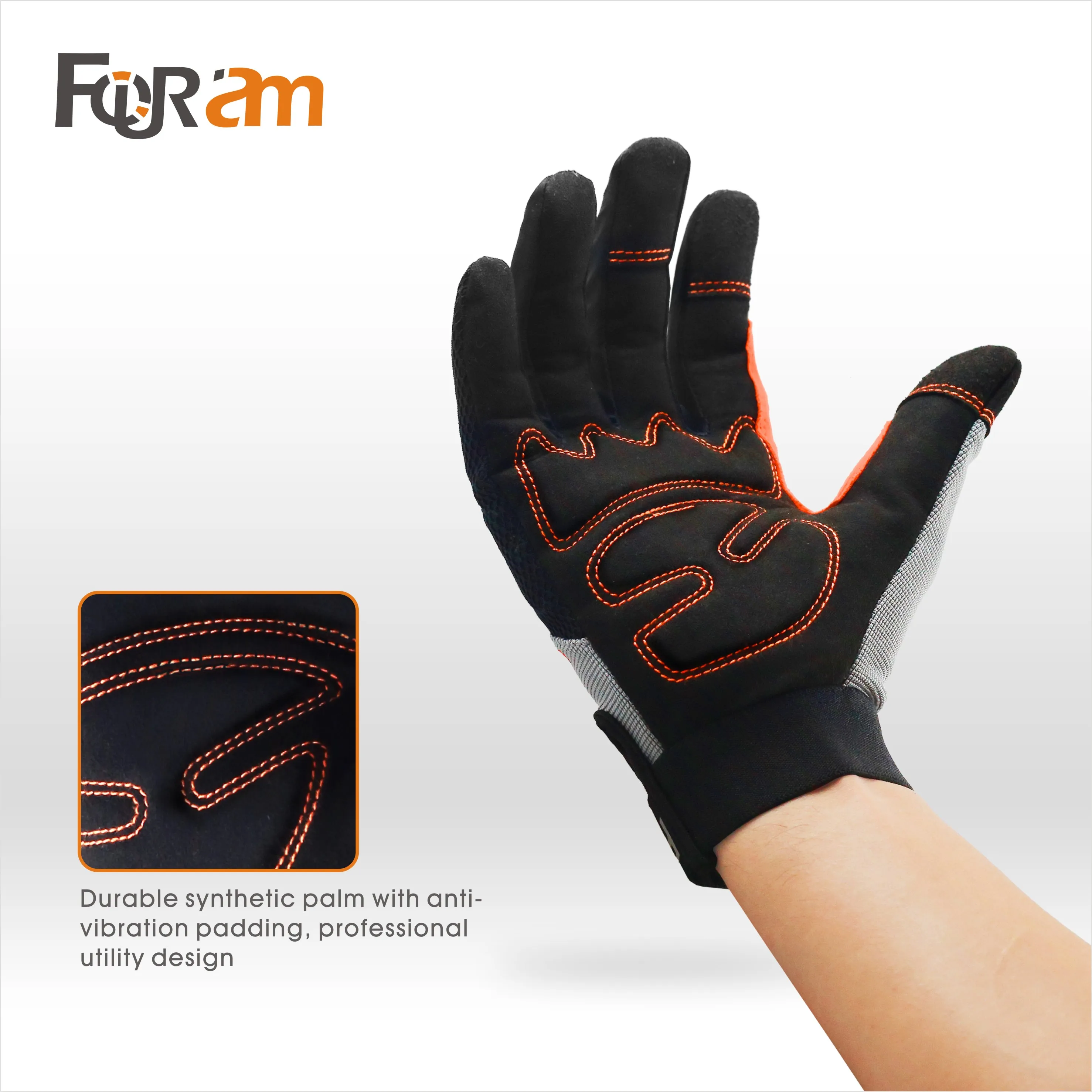 1/3Pairs Work Gloves for Adults - Lightweight Grip for Light Construction/Repairs