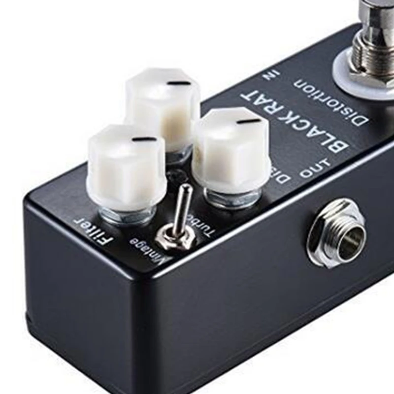 Mini Distortion Guitar Pedal with True Bypass Durable Metal Body DropShipping