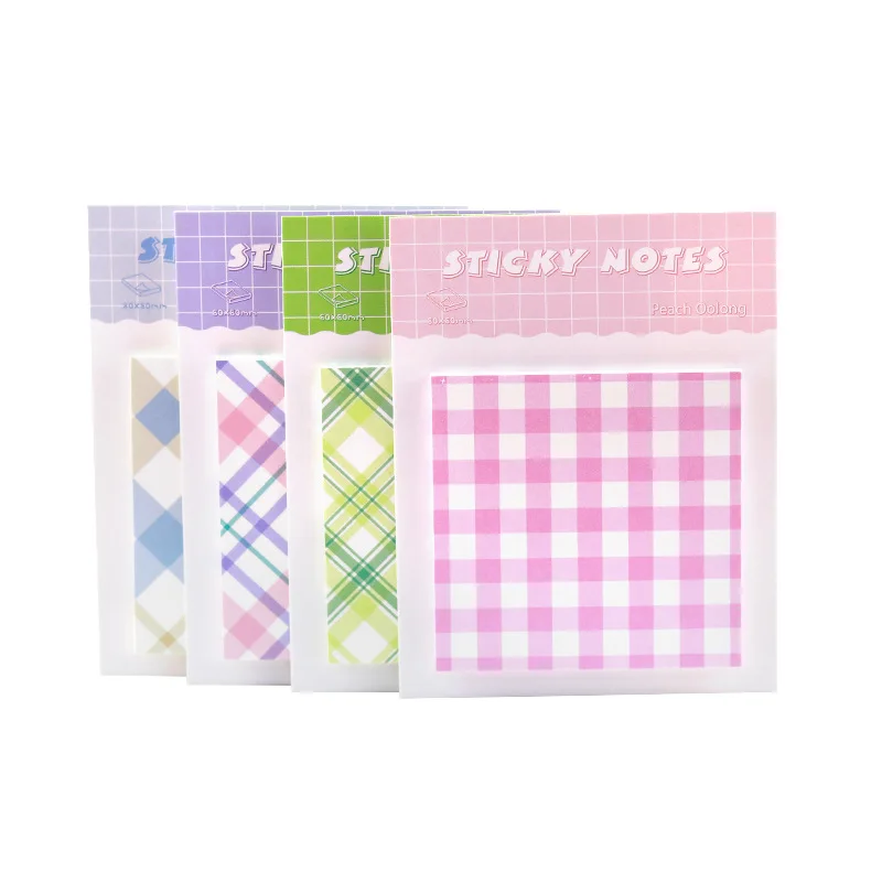 Simple Office School Supplies Style Pattern Sticky Note Student Prize Office Portable Easy To Small Fresh Memo Pad Lovely Kawai