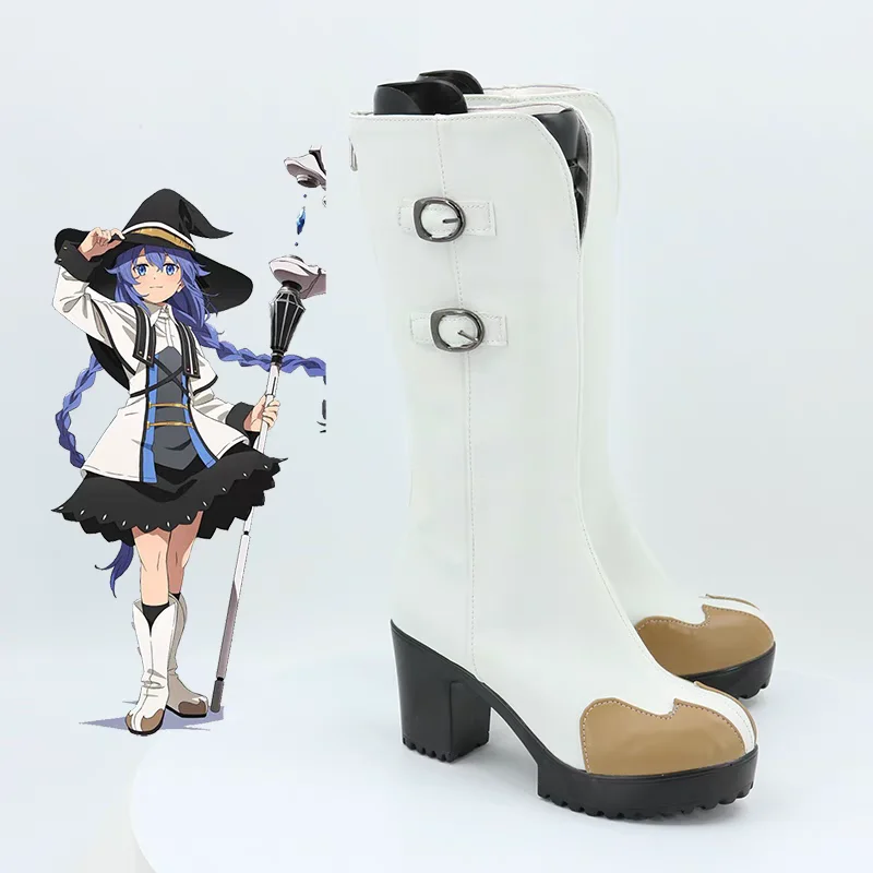 Anime Game The Shoes Are Suitable for Cosplay Roxy Migurdia Custom Made Cosplay Shoes Boots Halloween Props