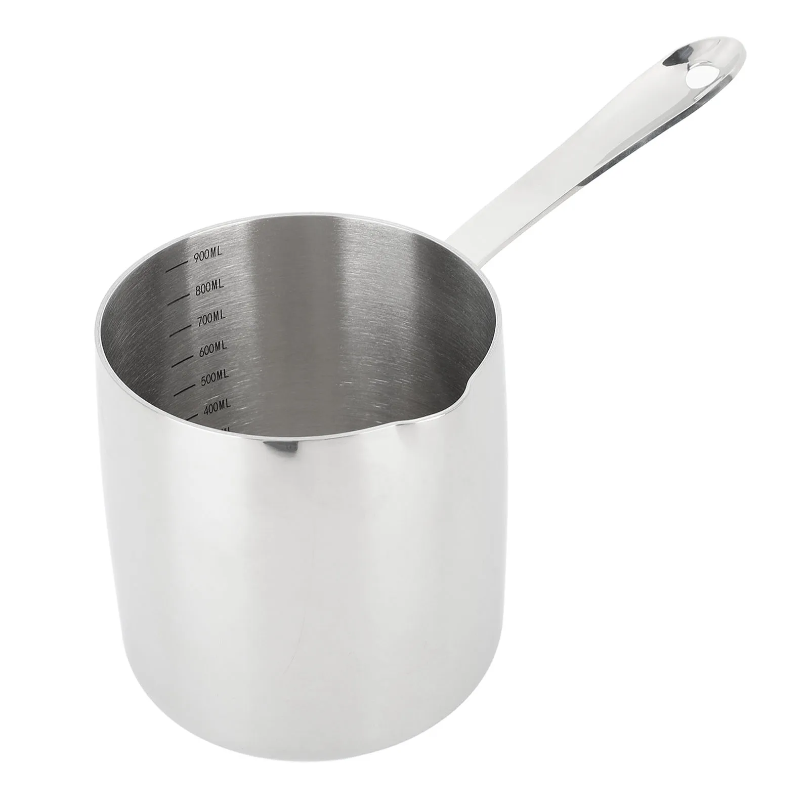 

Турецкий кофейник с длинной ручкой, ровный нагрев, безопасный и гигиенический подогреватель молока, многофункциональный горшок из нержавеющей стали 304, для плиты