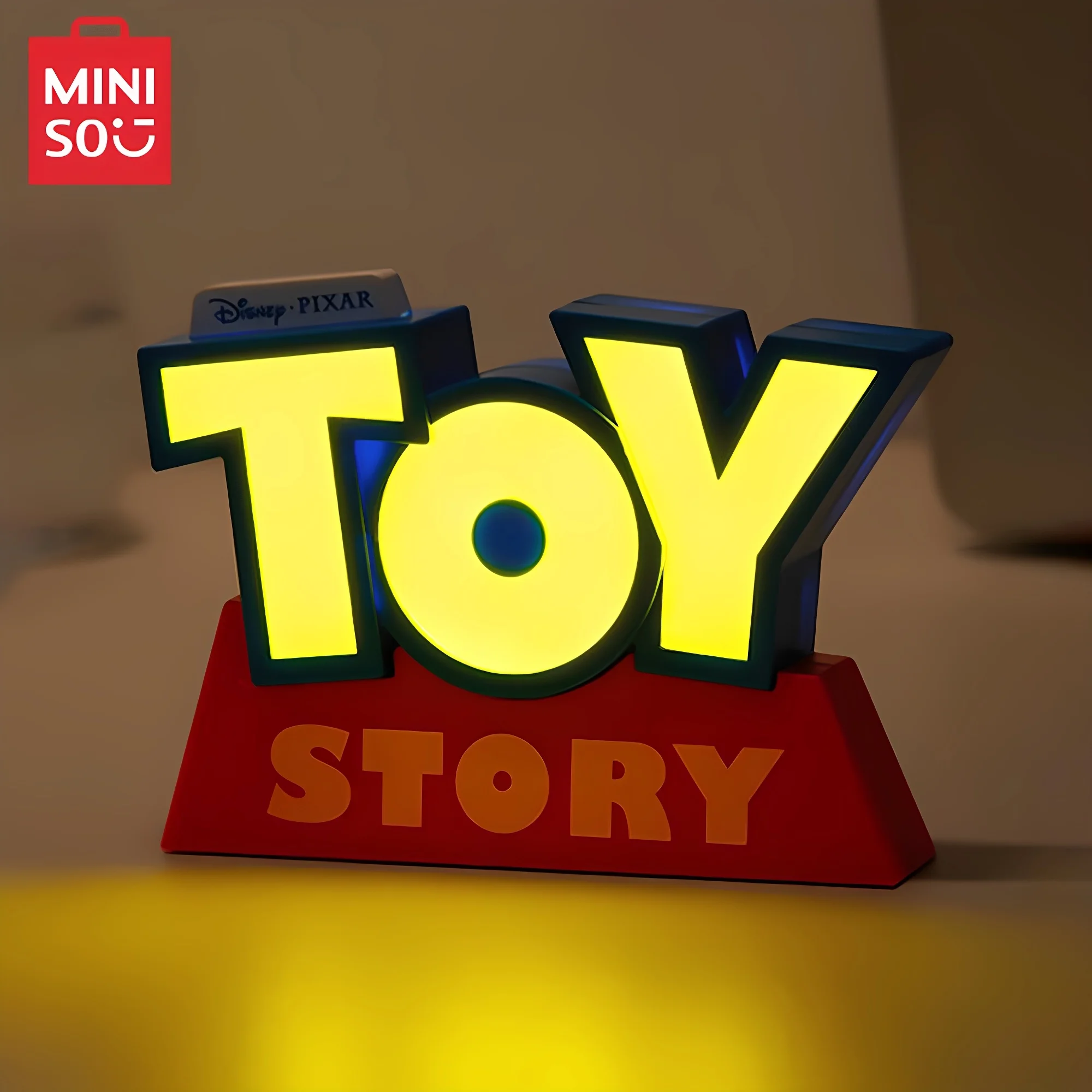 

Pixar Toy Story Anime Peripheral Led Luminous Ornament Desktop Creative Letter Night Light Friend Gift Desktop Ornament