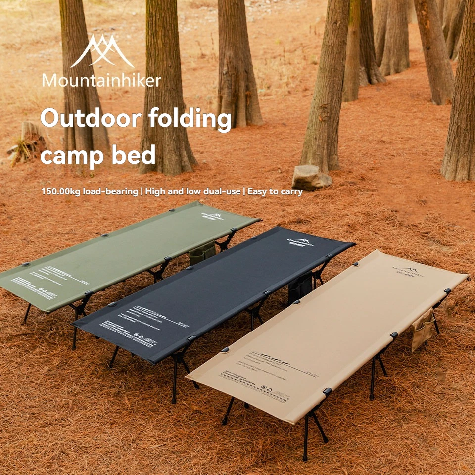 Cama de Camping SZK290-1 Geração 2, Cama Dobrável para Exterior, Cama Portátil Individual para Casa, Capacidade de Peso de 300lbs, Ajustável em Duas Alturas