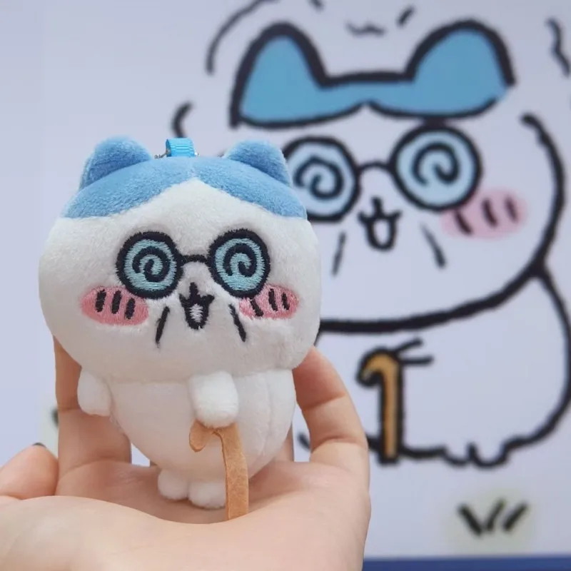 Cartoon Anime Keychain Funny Plush Key Holder Backpack Hanging Pendant Birthday Gift Hanging Accessory Resin Pendant Bag Charm
