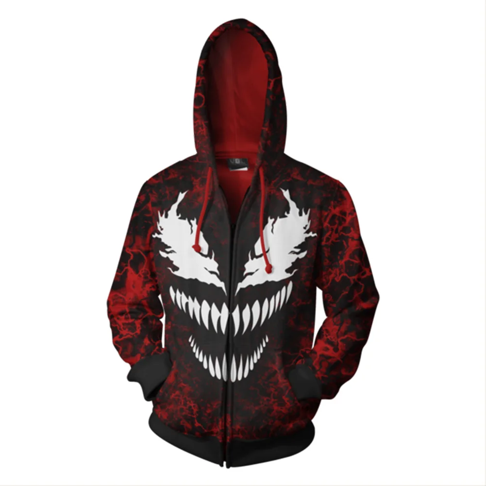 Fantasia Massacre Cletus Cosplay Hooded Sweatshirt Movie Super Villain Disfraz Costume Men Male Halloween Carnival Party Clothes