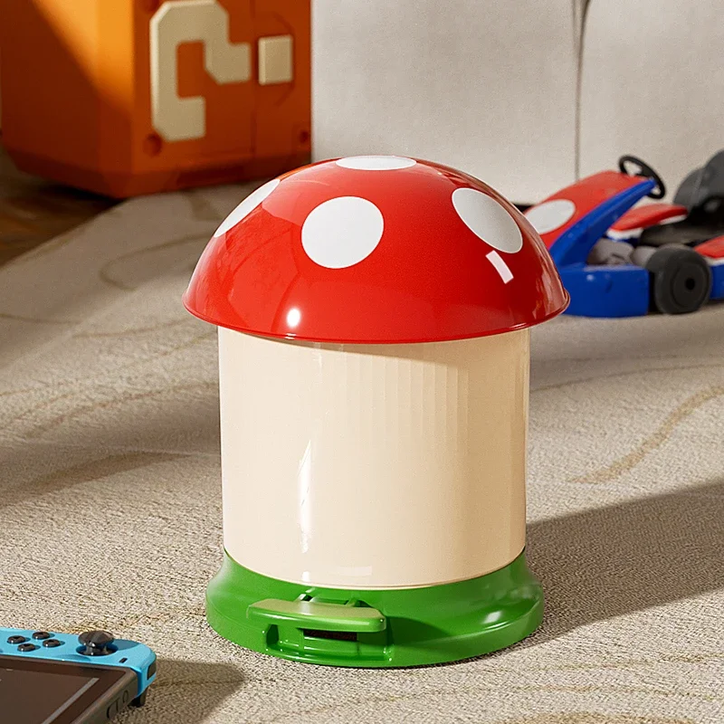 

Большой мусорный бак с крышкой и ножной педалью, корзина для хранения из полипропиленового материала для офиса, ванной комнаты, корзина для бумаги в гостиной, спальне