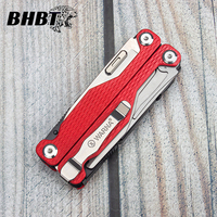 BHBT Folding Multitool Pliers Multi-functional Combination Tool Pliers Folding Scissors EDC Outdoor Equipment Swiss Tools