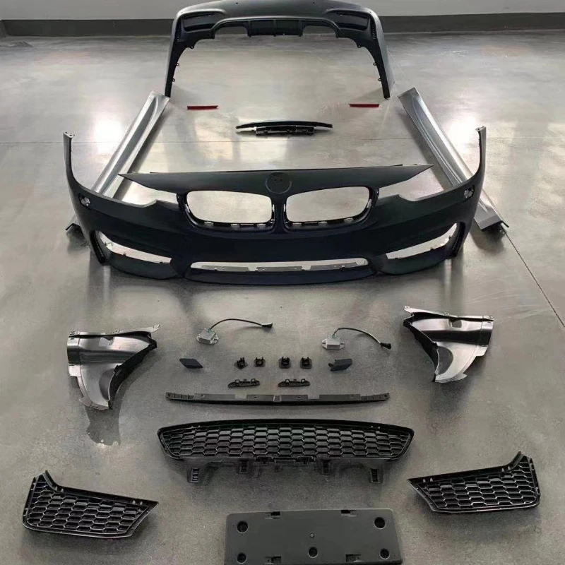 

FOR BMW 3 Series F30F35 Modified M3 Widebody Kit with Front , Rear Bumper, and Side Skirts