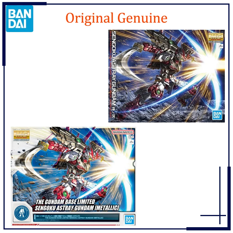 

Original Genuine Bandai Anime SENGOKU ASTRAY GUNDAM [METALLIC] MG Assembly Model Toys Action Figure Gifts Collectible Kids Boys