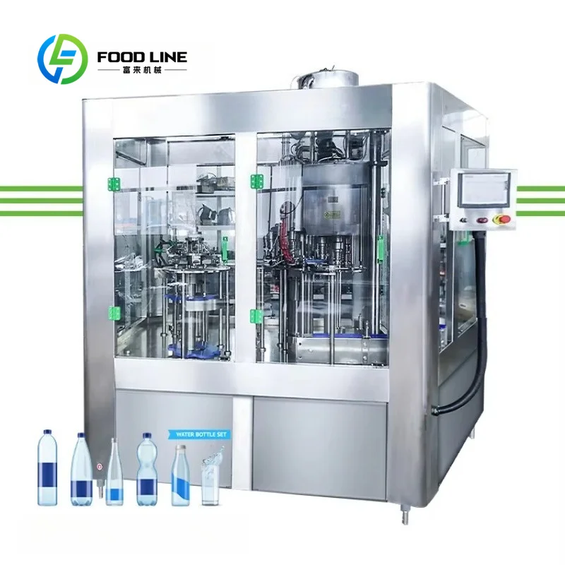 custom water bottle filling station liquid bottling machine multi volume bottle processing for small bottled beverage factory