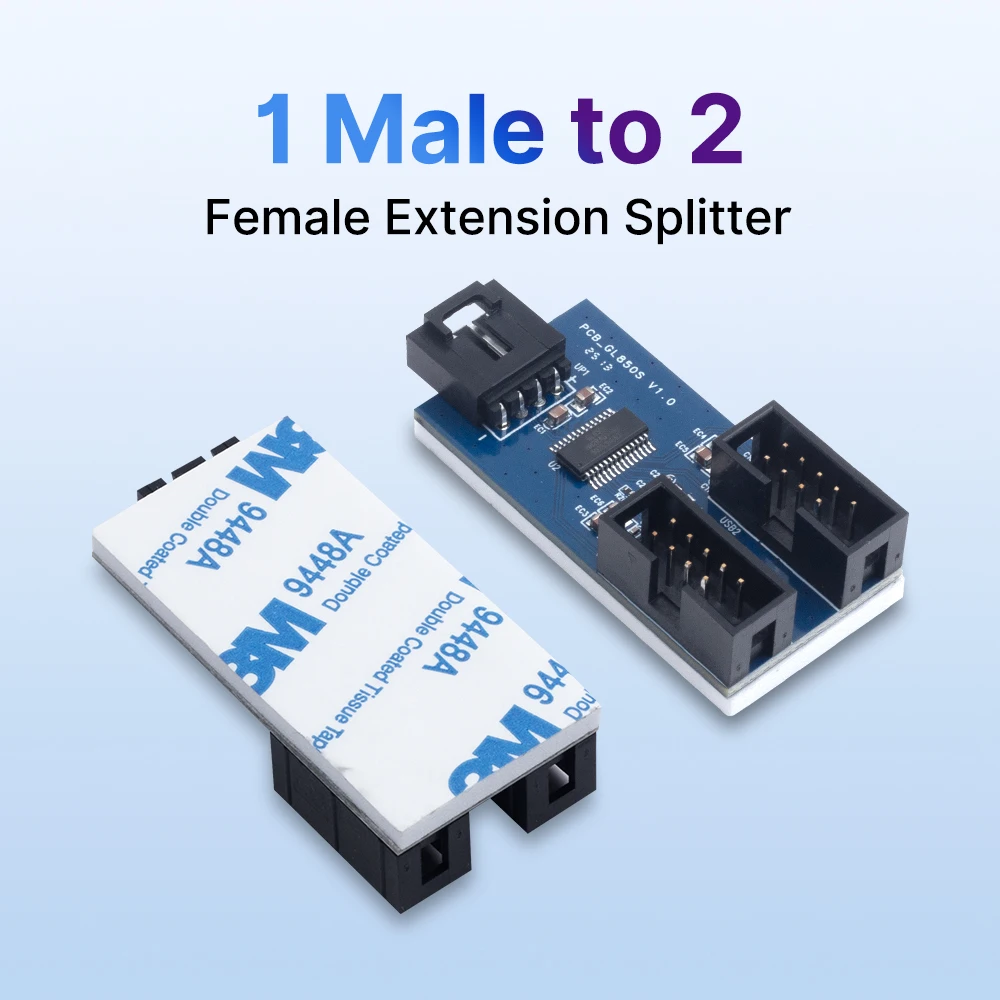 

9 Pin USB Splitter Motherboard 1 to 2/4 Female Extension Card USB 2.0 Connector Extension Cable Adapter For Desktop Motherboard