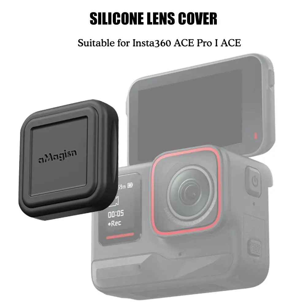 For Insta360 Ace Lens Cap Protective - Soft Silicone Camera Drop Proof Cover For Insta360 Ace Accessories R0i0