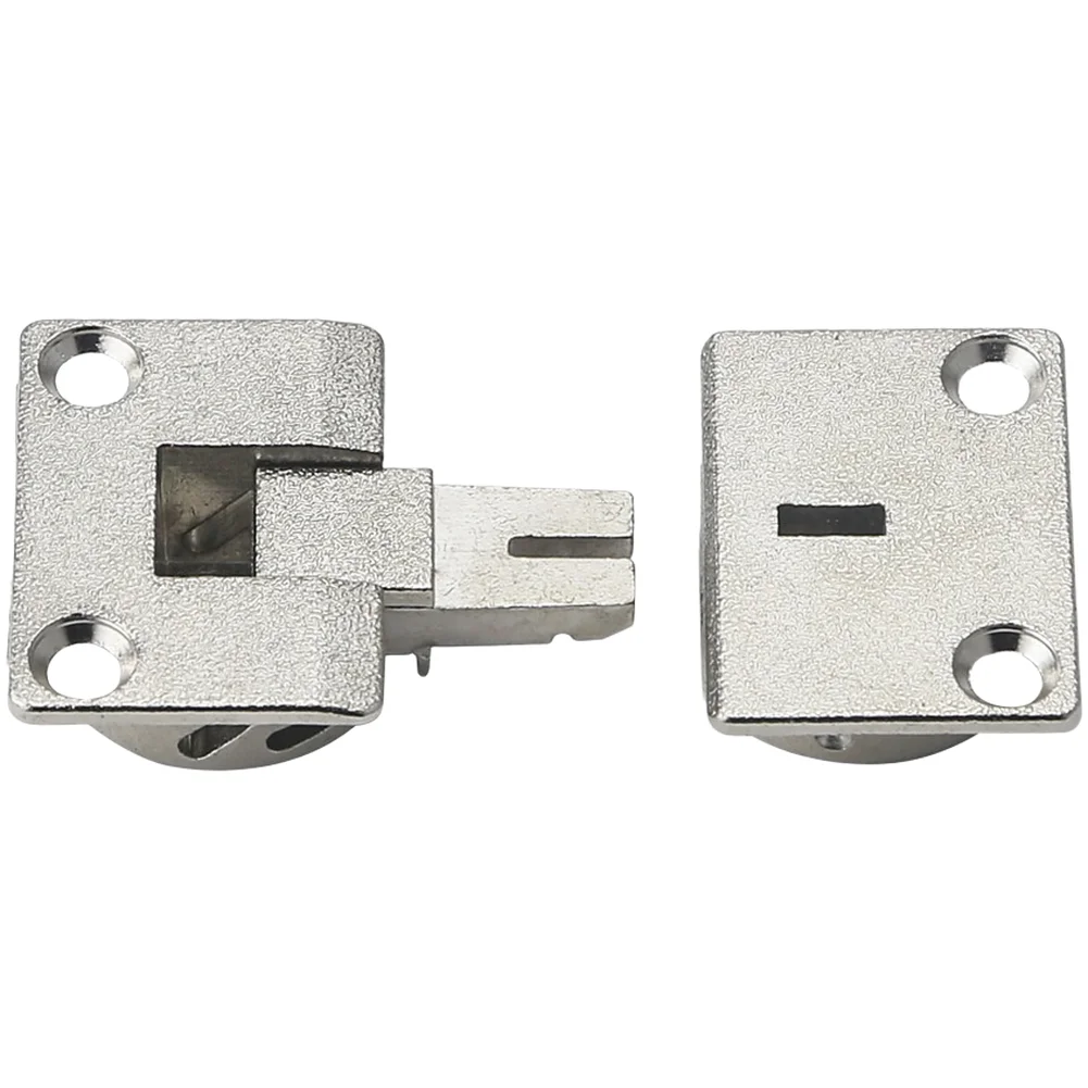 90 Degree Concealed Folding Hinge Engineered for Cabinet Drop Down Door Use with Zinc Alloy Composition and Black Nickel Coating