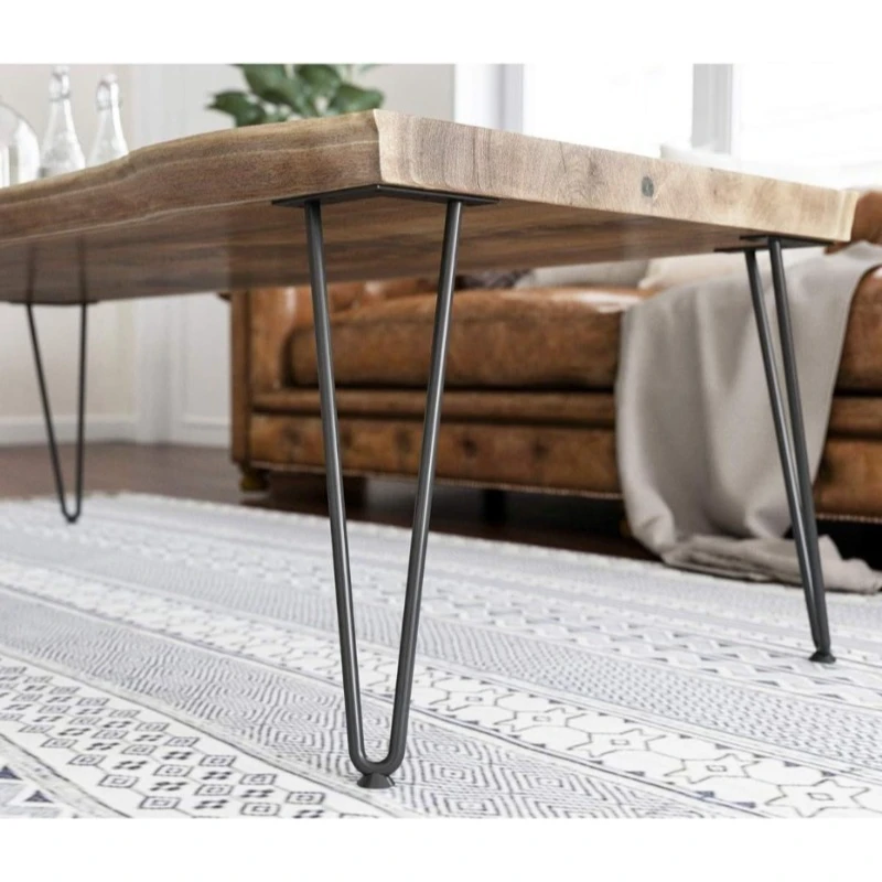 

4PCS Black Metal Heavy Duty Modern Table Legs For Nightstand Coffee Table，16/19/28in Furniture Legs