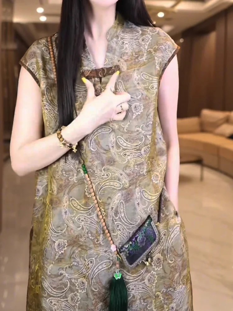 

Новая китайская женская блузка с цветочным принтом, летняя модная блузка больших размеров, стройнящая фигуру, удобная повседневная внутренняя одежда