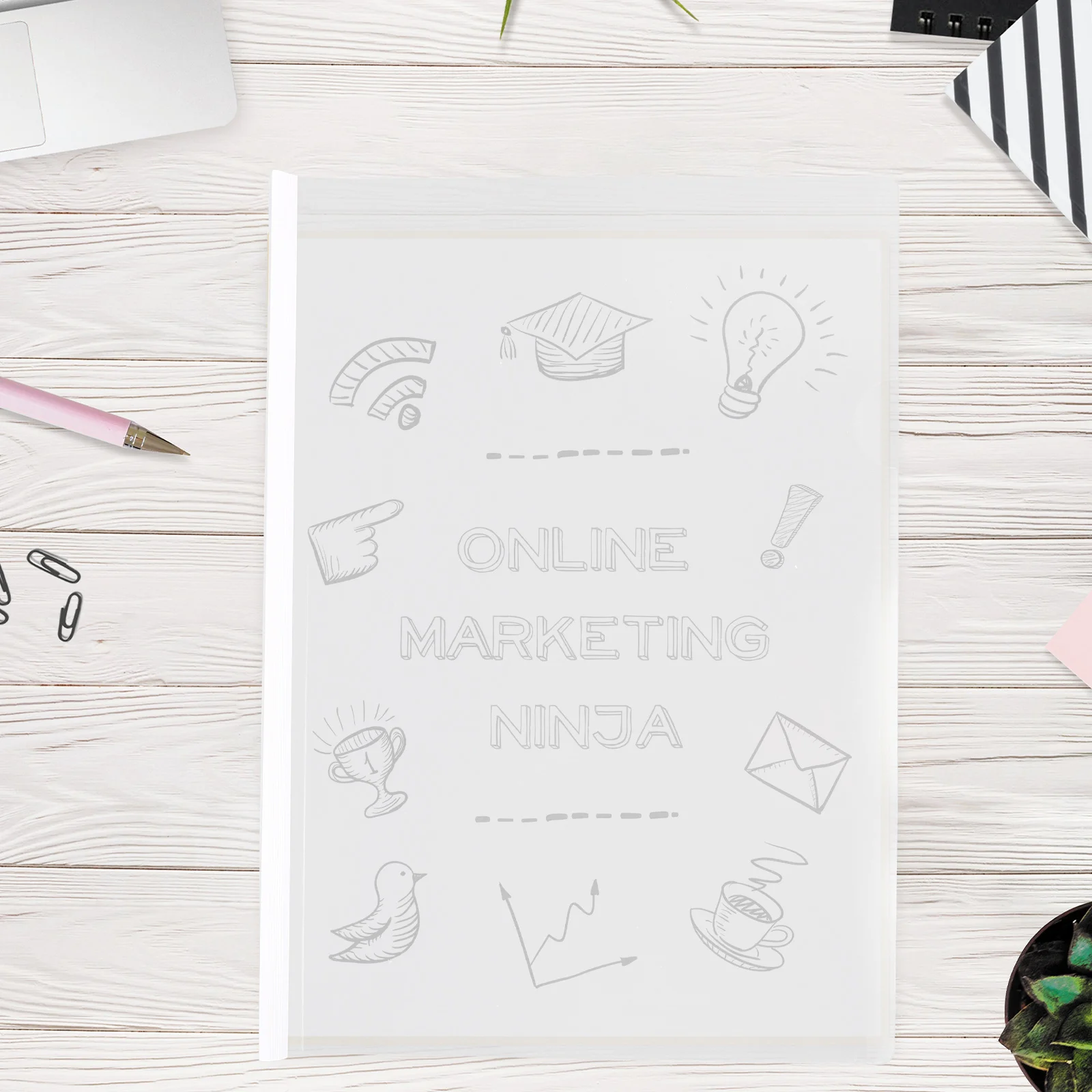 

50 шт., прозрачные папки для файлов, пластиковые зажимы для стержней для рисования, органайзер для документов формата А4, офисный студенческий тестовый держатель для бумаги, органайзер для файлов