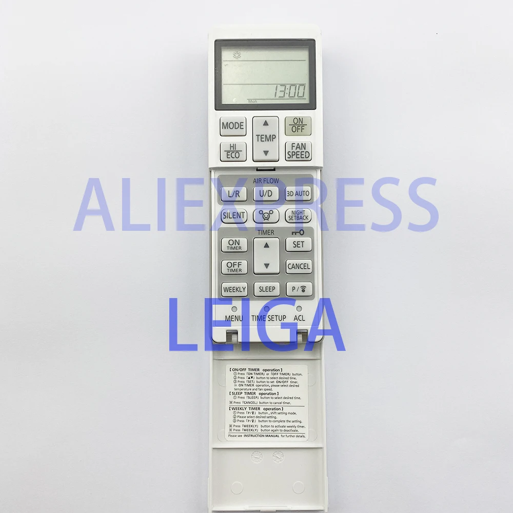 Original RLA502A700L Remote Control for Mitsubishi AC Air Conditioner