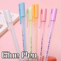 Glue Pen Candy Color Handbook Dispensing Pen Quick-Drying Dot Gule Guns Stick High Viscosity Glue Creative Students Stationery