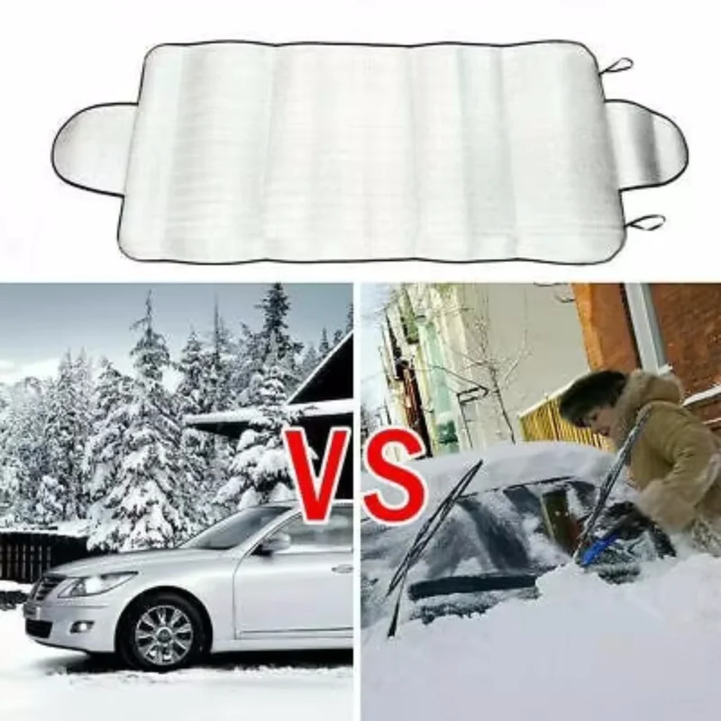 1pc Car Windshield Snow Cover Winter Ice Frost Guard Sunshade Protector 150cm x 70cm
