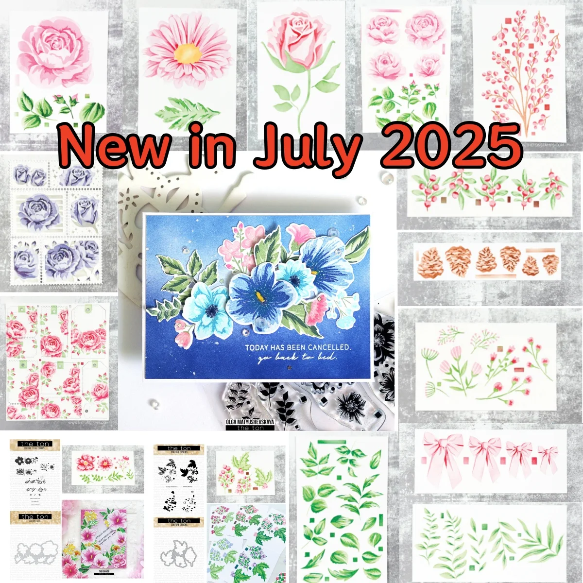 

2025 Summer Peony Rose Berry Branches Bows Pinecones Stencil Dies Stamps for DIY Making Gift Card Scrapbook Embossed Album Craft