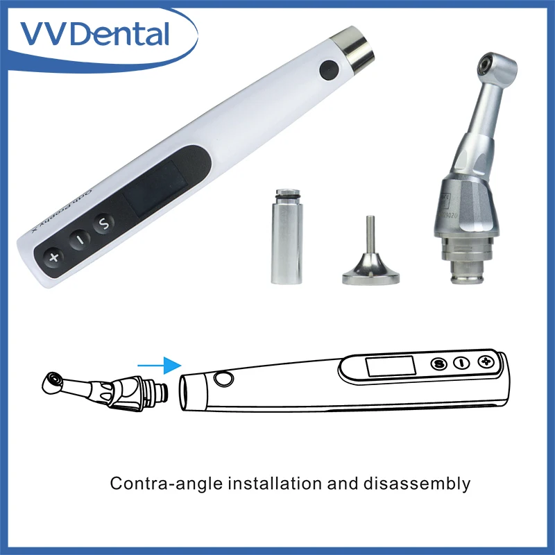 

Стоматологический беспроводной электродвигатель с угловой системой IPR, ортодонтический профилактический двигатель, стоматологический электродвигатель