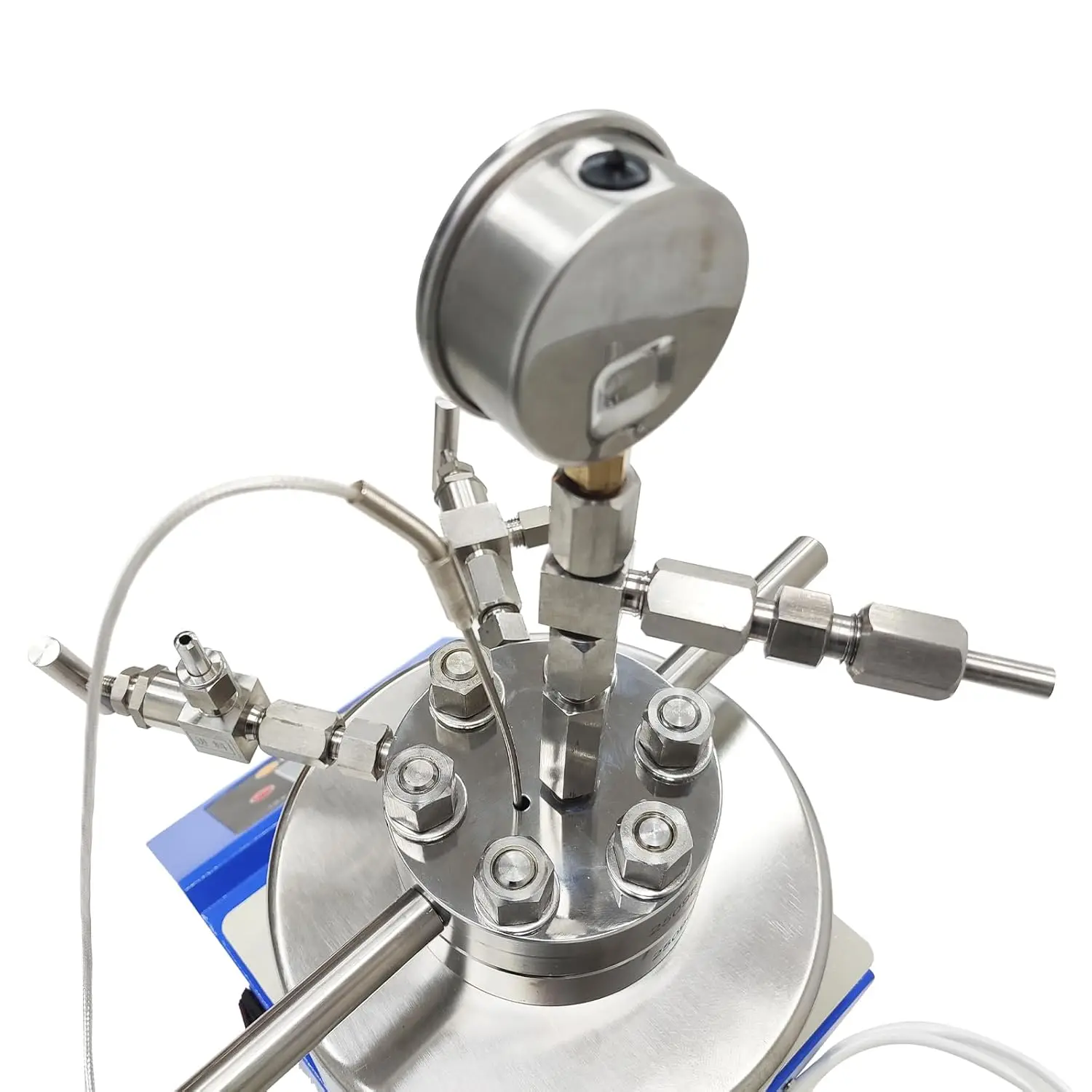 Desktop Lab Reactor 316 Stainless Steel Laboratory High-Pressure Magnetic Stirring Machine 100ml Reacting