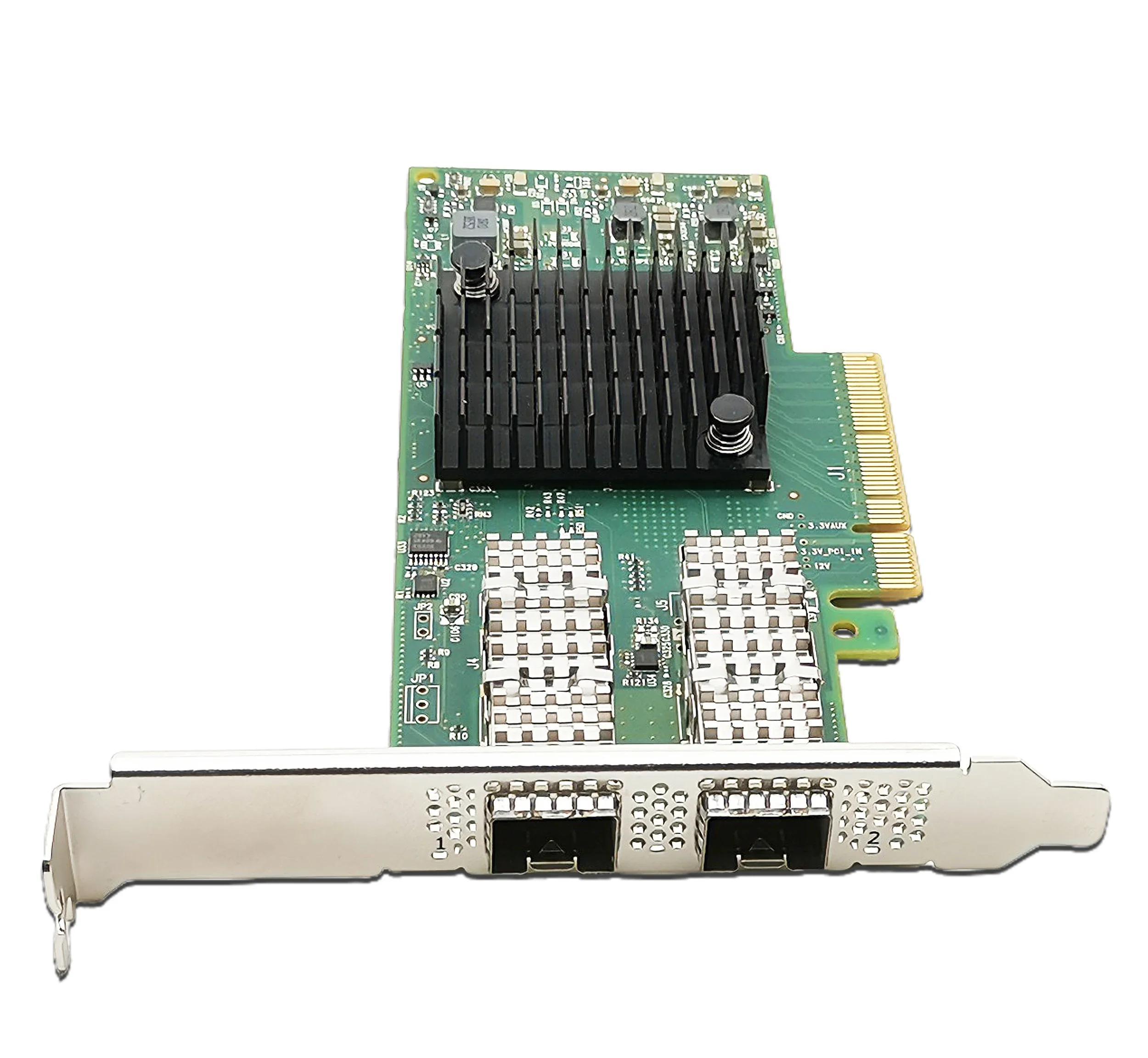 Mellanox MCX4121A-ACAT NIC MFA2P10 أصلي-AOC 25G 7/10M ConnectX-4 RDMA RoCEv2 PCIe3.0x8 مجدد