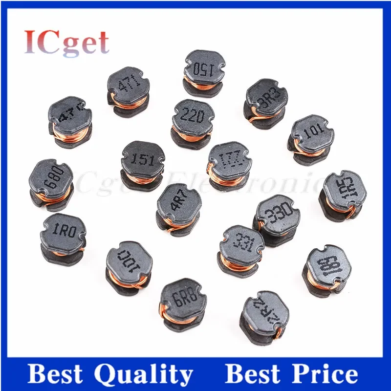 20pcs CD54 SMD power Inductor 1R 1R5 2R2 3R3 4R7 6R8 1 1.5 2.2 3.3 4.7 6.8 10 15 22 33 47 68 101 221 UH 471UH 102 222 471 472 MH