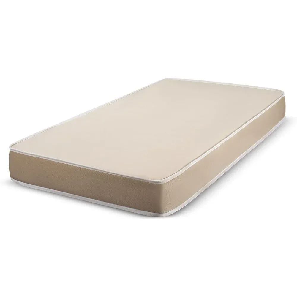 Matelas en Mousse de 4 Pouces avec Juste en Tissu Durable, Meubles de Chambre à Coucher Fabriqués aux États-Unis