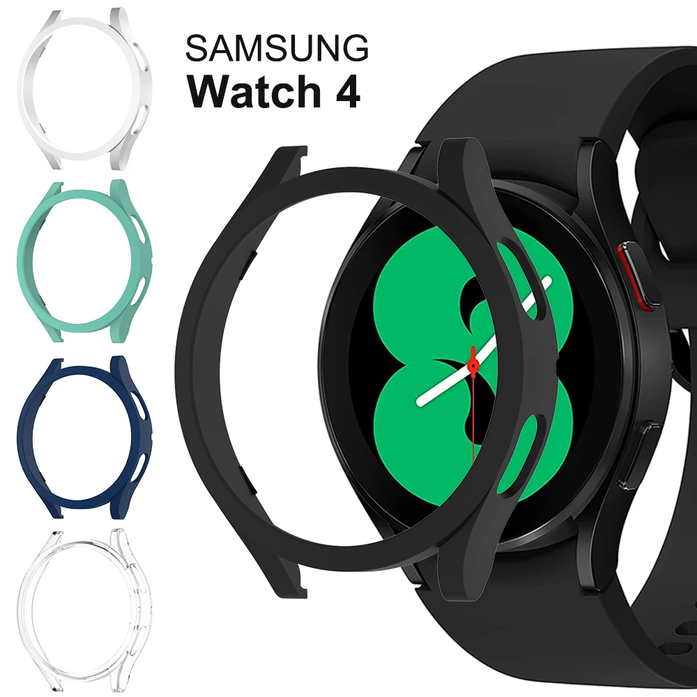 Watch Cover for Samsung Galaxy Watch 4 40mm 44mm 42mm 46mm 45mm,PC Matte Case All-Around Protective Bumper Shell for Watch5/5Pro