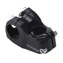 Bike Short Stem Adjustable Stem 28.6mm 1-1/8 Steer Tube Riser Extender Bicycle Stem for Cycling BMX Component Fixed Gear