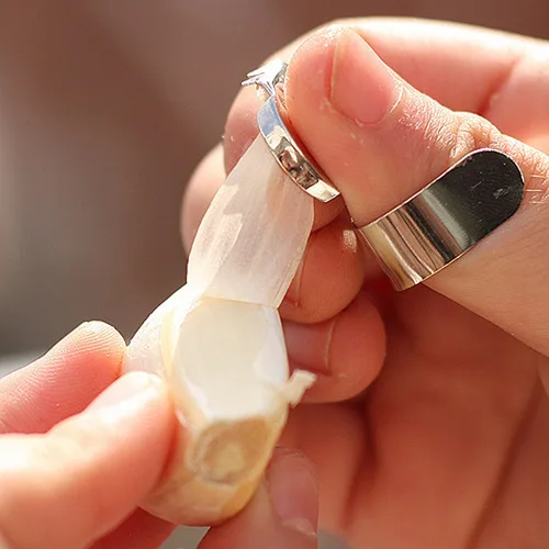 손 아프지 않고 마늘 필링 스테인레스 스틸 밤나무 커터 필러, 곡선 디자인, 손쉬운 청소, 미니 밤나무 필링 