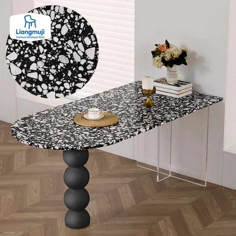 

Дизайнерский садовый обеденный стол, центральный кофейный скандинавский высокий настенный обеденный стол для прихожей, стулья, небольшой ресторан, мебель для салона Mesa