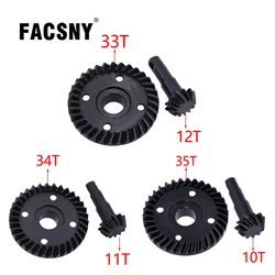 Machined Heavy Duty Steel Overdrive Underdrive Differential Helical Gear Set 33/12T 35/10T 34/11T for 1/10 RC Crawler TRX4 TRX6