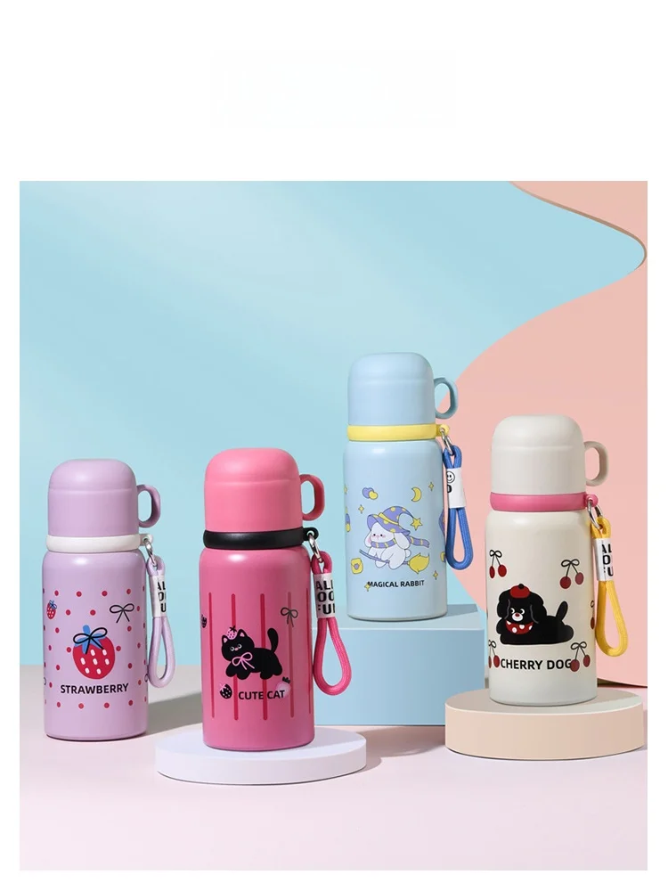 

Портативная термос-бутылка из нержавеющей стали для детей, большая емкость, с крышкой, U Mi LIVING Warm Star, контейнер для напитков