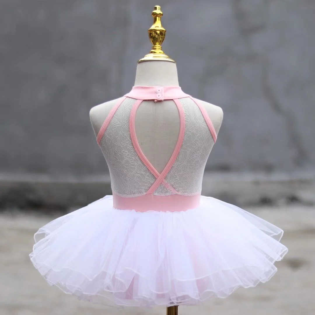 Children's dance attire, summer girls' training attire, body shape attire, Chinese dance Latin attire, princess dress, ballet at