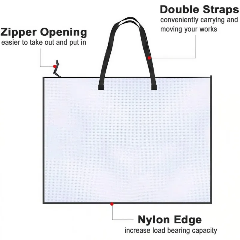 2-pecas-de-bolsa-para-documentos-em-pvc-transparente-com-acabamento-preto-organizador-com-ziper-a-prova-d'agua-de-grande-capacidade