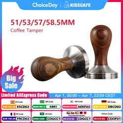 Coffee Tamper 51mm 53mm 57mm 58.5mm Stainless Steel For Delonghi Breville Lelit Barista Espresso Maker Accessories Corner Tools