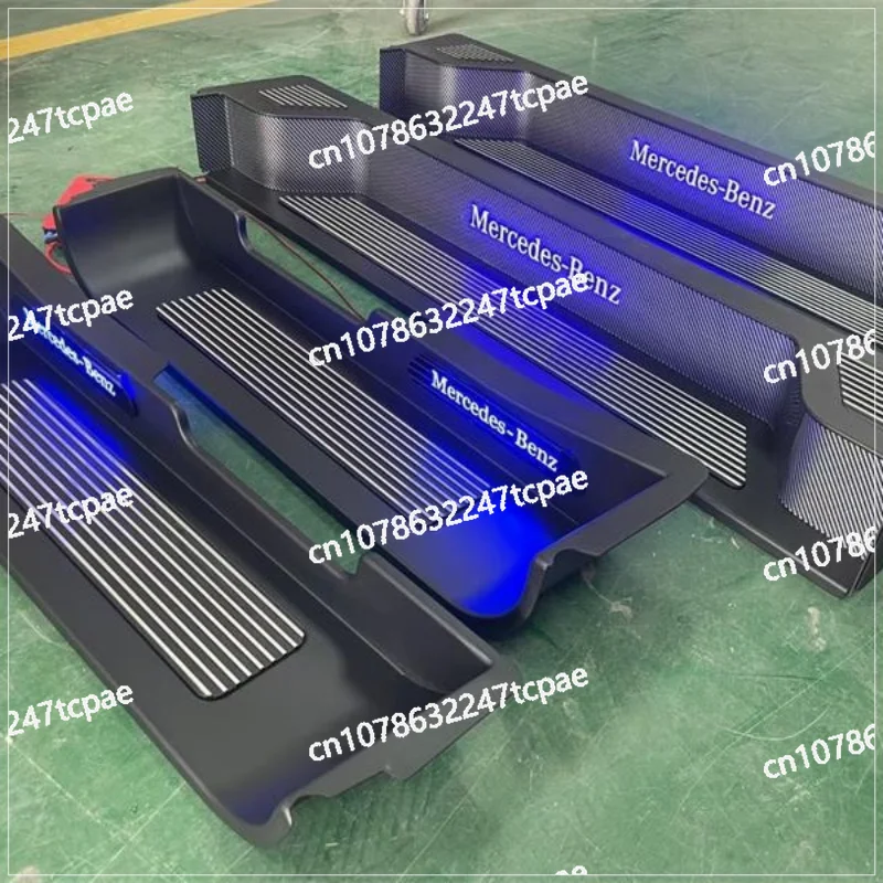 

Suitable for 16-24 Mercedes-Benz Vito threshold strip V250/V260L foot pedal METRIS aluminum alloy welcome pedal LED