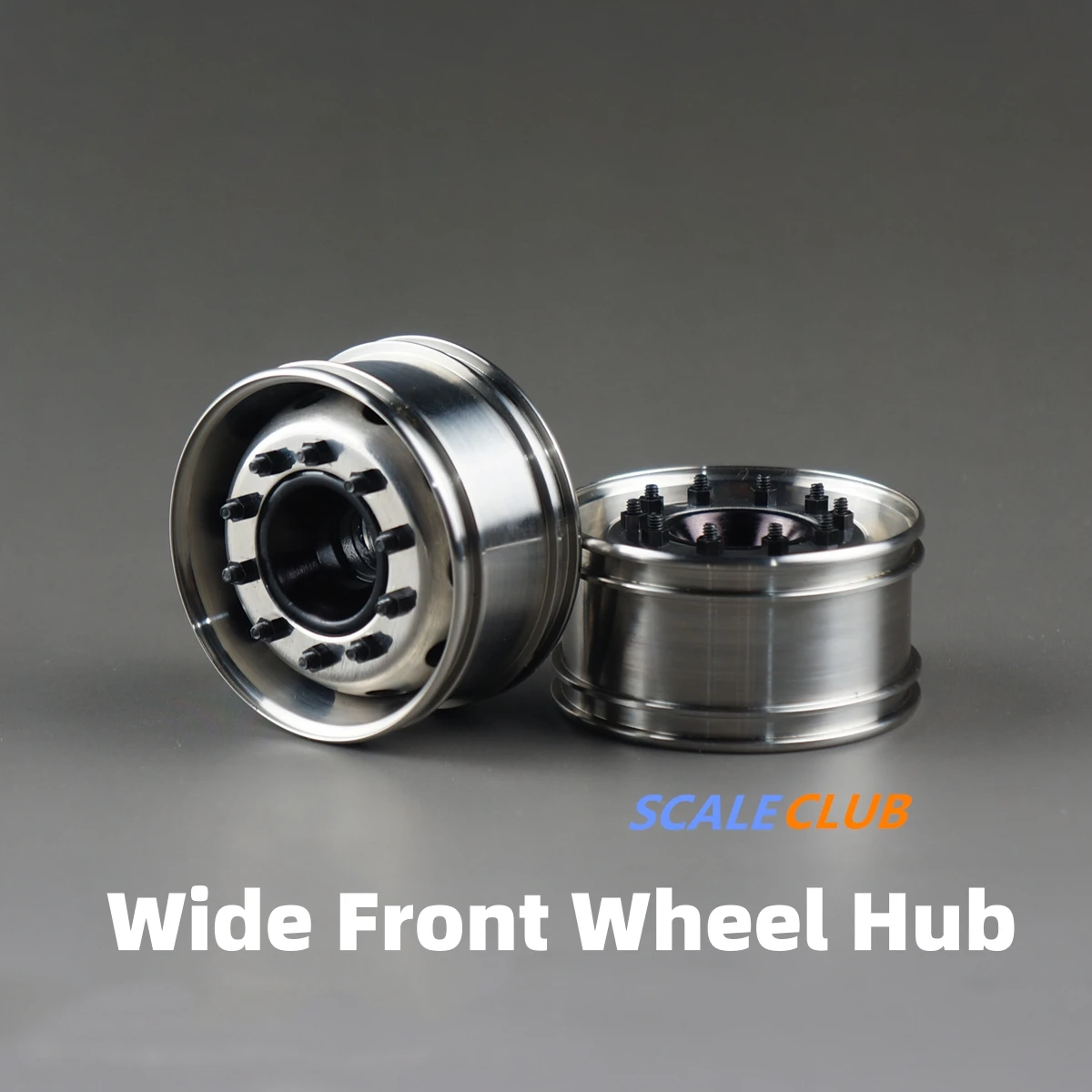 1 paire de moyeux de roue avant larges et étroits, mise à niveau pour Tamiya RC SCANIA 1/14 S VOLVO BENZ Romote Control remorque benne pièces de jouets