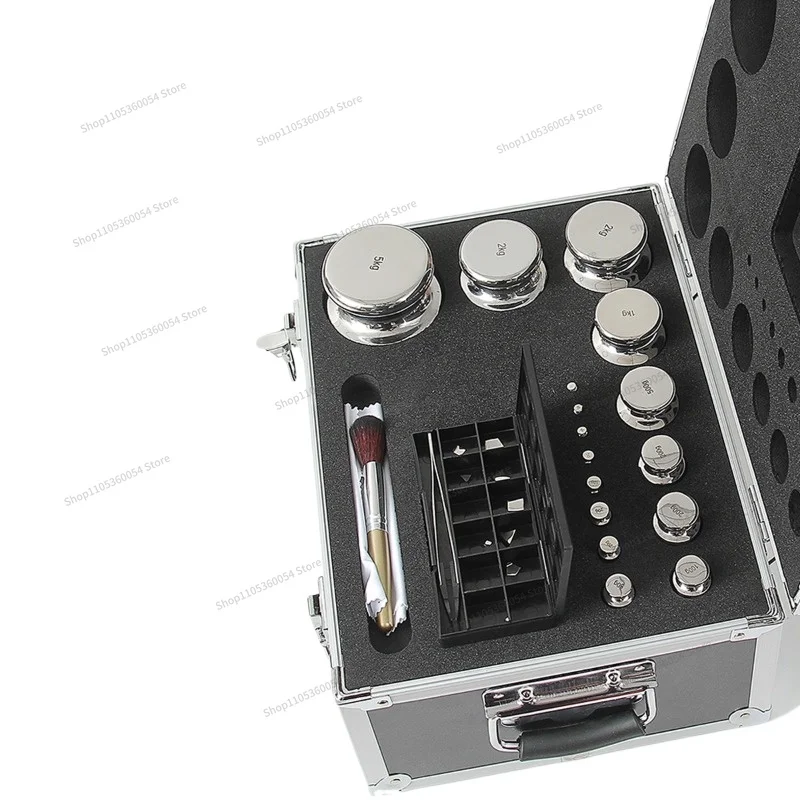 For F1 Stainless Steel Weight Box 1mg-1g-100g-200g-500g-1kg-5kg Combination Set